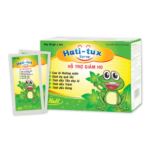Thực phẩm bảo vệ sức khỏe: HATI-TUX SYRUP 